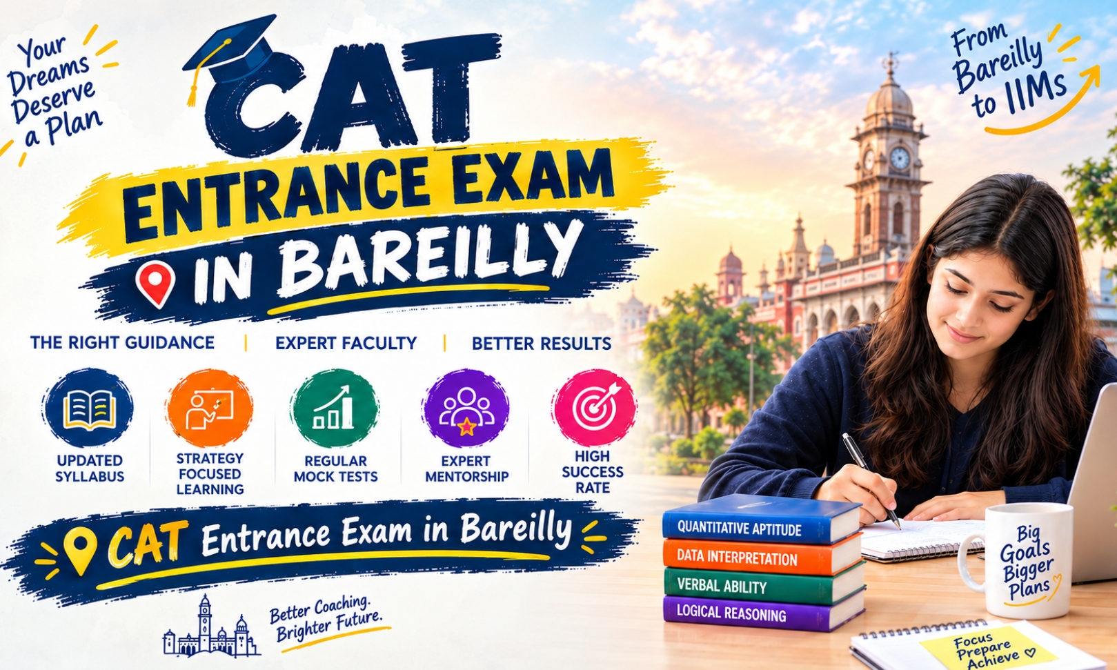 CAT Entrance Exam in Bareilly for CAT Exam Preparation